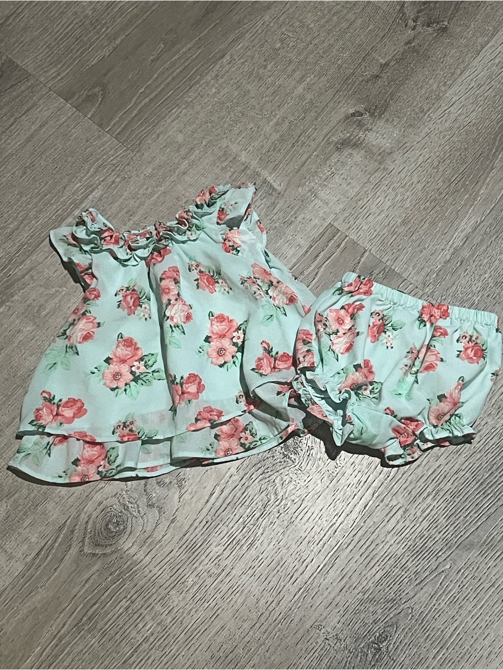 Janie & Jack Floral Dress with Bloomers